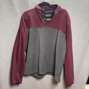 Hawke & Co Shirt Men's Size L Pullover‎ Fleece Quarter Zip Jacket New NWT